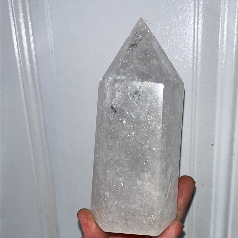 Clear Quartz Crystal Tower
